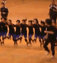 Japanese children do an Amazing 31 legged race! New Music Video