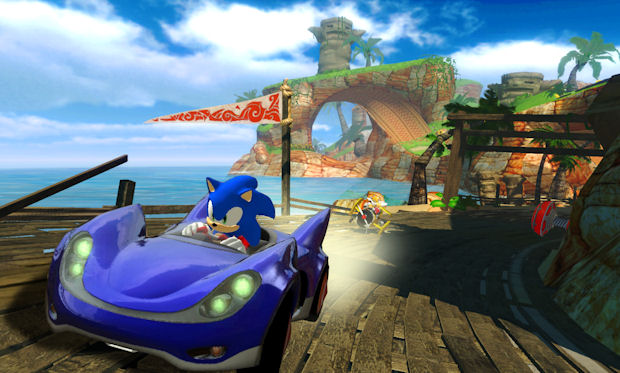 Sonic &amp; Sega All-Stars Racing Game Trailer Poster